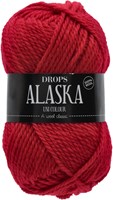 Drops Alaska Uni Colour 010 Rot