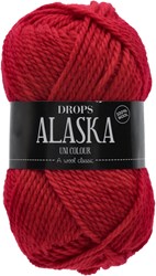 Drops Alaska Uni Colour 010 Rot