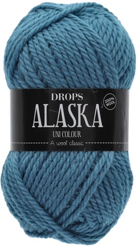 Drops Alaska Uni Colour 052 petrol