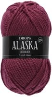 Drops Alaska Uni Colour 053 Dark-pink