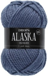 Drops Alaska Uni Colour 057 jeansblau