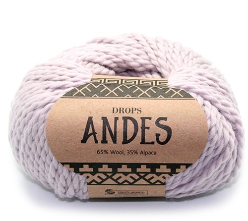 Drops Andes Uni Colour 4010 Perlgrau