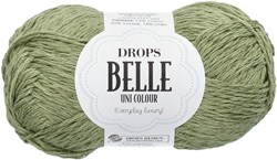Drops Belle Uni Colour 10 Moosgrün