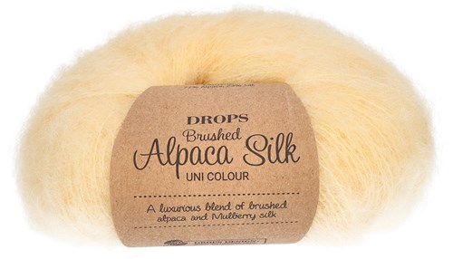 Drops Brushed Alpaca Silk Uni Colour 030 Gelb