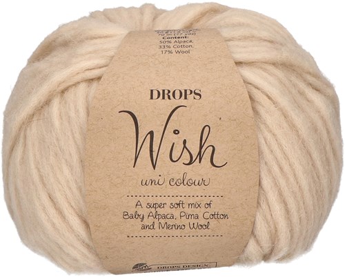 Drops Wish Uni Colour 04 Wheat