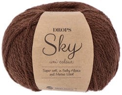 Drops Sky Uni Colour 021 Heiße Schokolade