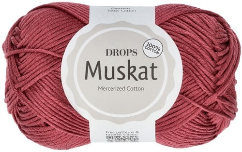 Drops Muskat Uni Colour 87 Granatapfel