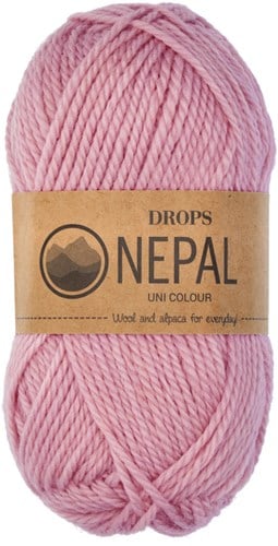 Drops Nepal Uni Colour 3720 Rosa
