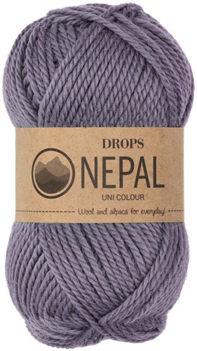 Drops Nepal Uni Colour 4311 Graulila