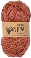 Drops Nepal Uni Colour 8914 Roter Lehm