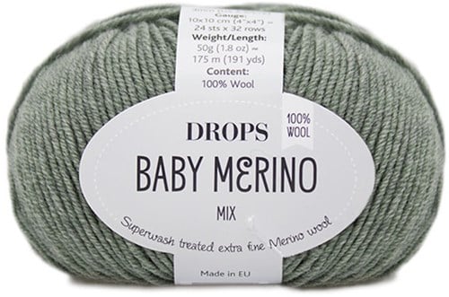 Drops Baby Merino Mix 050 Salbeigrün