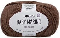 Drops Baby Merino Uni Colour 052 Schokolade