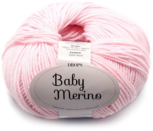 Drops Baby Merino Uni Colour 005 Hellrosa