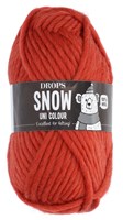 Drops Snow Uni Colour 007 Orange