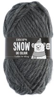 Drops Snow Uni Colour 014 Dunkelgrau