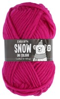 Drops Snow Uni Colour 026 KnallRosa