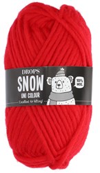 Drops Snow Uni Colour 056 Hochrot