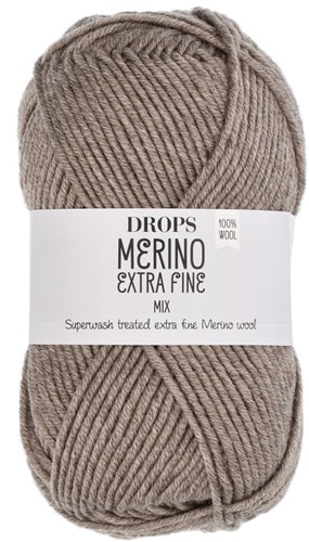 Drops Merino Extra Fine Mix 07 Hellbraun