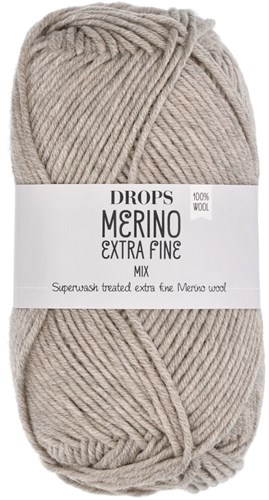Drops Merino Extra Fine Mix 08 Hellbeige