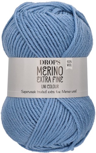 Drops Merino Extra Fine Uni Colour 19 Hell-graublau