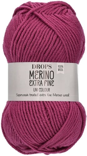 Drops Merino Extra Fine Uni Colour 34 Erika