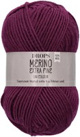 Drops Merino Extra Fine Uni Colour 35 Dunkel Erika