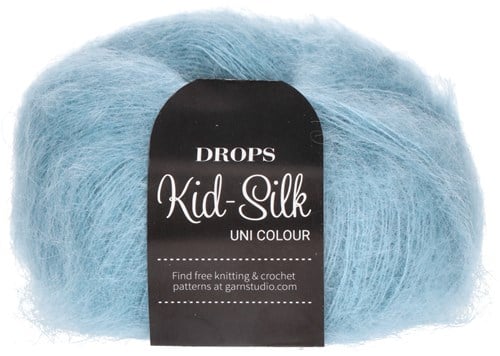 Drops Kid-Silk Uni Colour 008 Hell Jeansblau