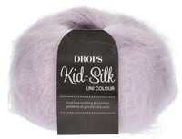 Drops Kid-Silk Uni Colour 009 Hell Lavendel