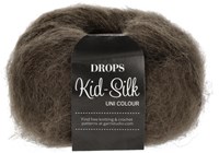 Drops Kid-Silk Uni Colour 015 Dunkelbraun