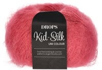 Drops Kid-Silk Uni Colour 032 Himbeere