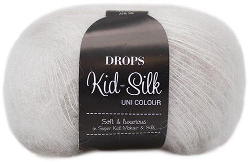 Drops Kid-Silk Uni Colour 038 Kreide
