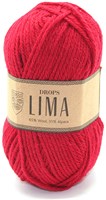 Drops Lima Uni Colour 3609 Rot