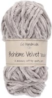 Go Handmade Bohème Velvet Double 21 Light Grey