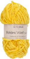 Go Handmade Bohème Velvet Double 73 Giraffe Yellow