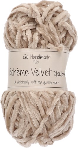 Go Handmade Bohème Velvet Double 76 Beige