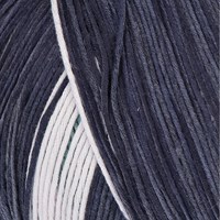 Katia Fair Cotton Mariner 200 Ocean Blue / Dark Turquoise / White-2