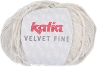 Katia Velvet Fine 208 Gris claro