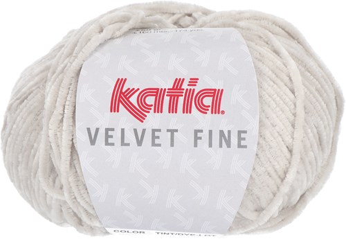 Katia Velvet Fine 208 Gris claro