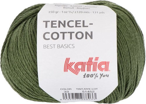Katia Tencel-Cotton 033 Tannengrn
