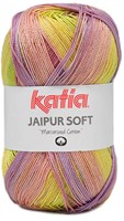 Katia Jaipur Soft 107 Red / Medium Purple / Yellow