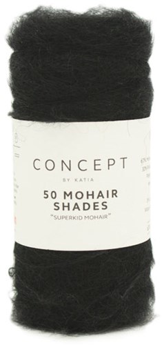 Katia 50 Mohair Shades 010 Schwarz
