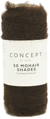 Katia 50 Mohair Shades 015 Schokoladen-braun