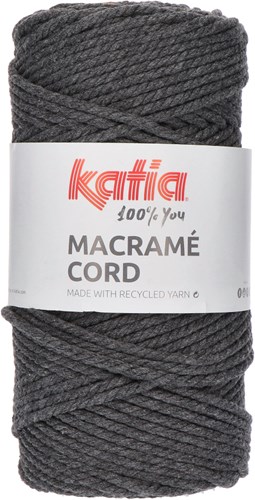 Katia Macramé Cord 103 Dunkelgrau