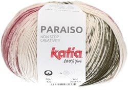 Katia Paraiso 54  Ecru-Rose-Khaki -Ochre