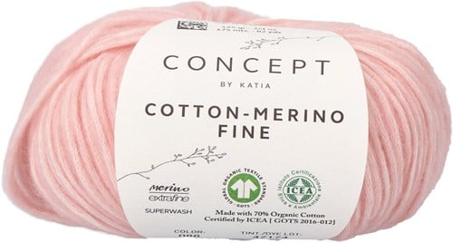 Katia Cotton-Merino Fine 088 Rosa Palo