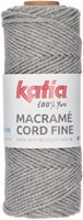 Katia Macramé Cord Fine 201 Mittelgrau