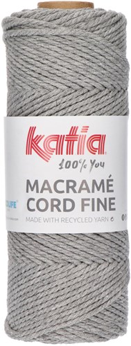 Katia Macramé Cord Fine 201 Mittelgrau