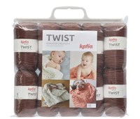 Katia Twist 006 Brown (pro 10 Stück)