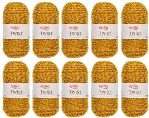 Katia Twist 015 Mustard (pro 10 Stück)-2