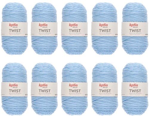 Katia Twist 023 Sky Blue (pro 10 Stück)-2